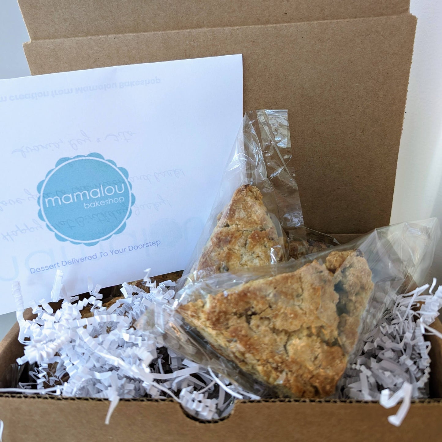 Coconut Almond Chocolate Scones - Shipped