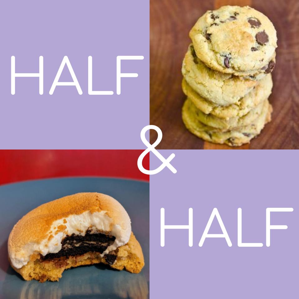 Mail a Half & Half Cookie Gift Box (6 of each current cookie!)