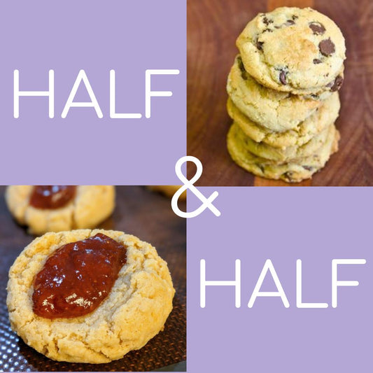 Mail a Half & Half Cookie Gift Box (6 of each current cookie!)