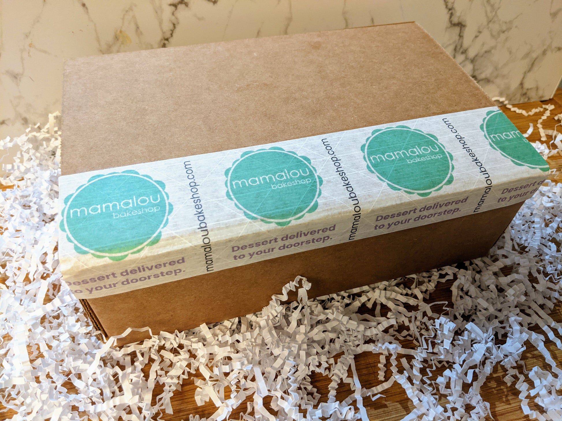 We mail cookies in environmentally friendly packaging that is recyclable in most municipalities