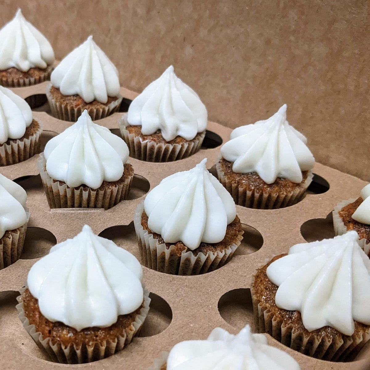 Carrot Cake Cupcakes with Cream Cheese Frosting / Week of Oct 5