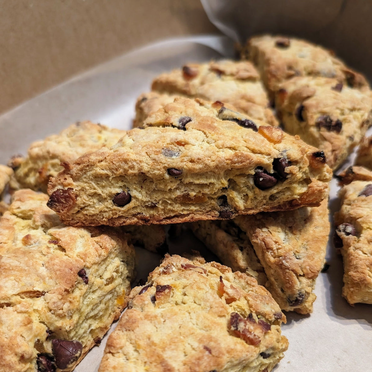Mail Orange Chocolate Apricot Scones - December Flavor