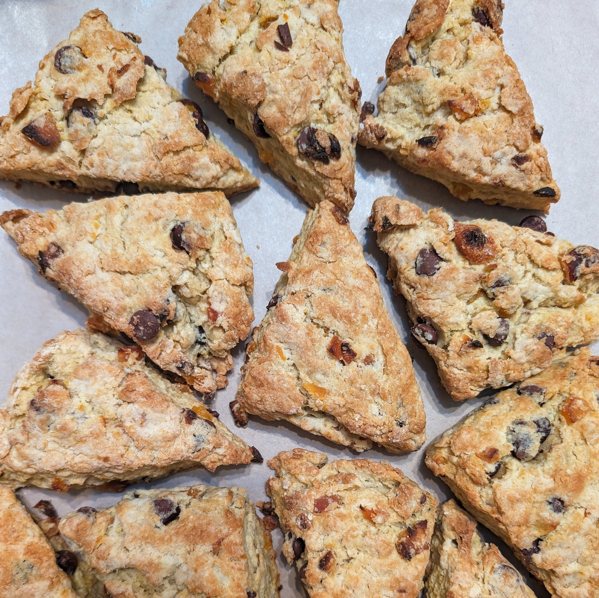 Mail Orange Chocolate Apricot Scones - December Flavor