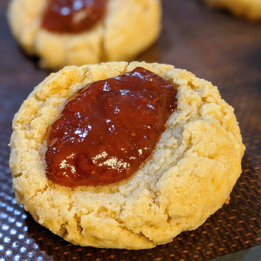 Strawberry Thumbprint Cookies - Local May Flavor of the Month