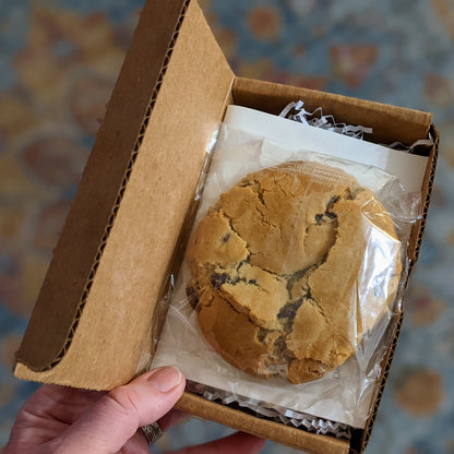 Display of what our giant cookie looks like when opened by your special someone